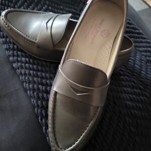 Marc Joseph Lafayette Graphite Brushed Nappa Loafer